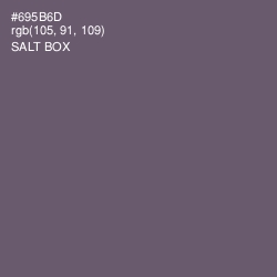 #695B6D - Salt Box Color Image